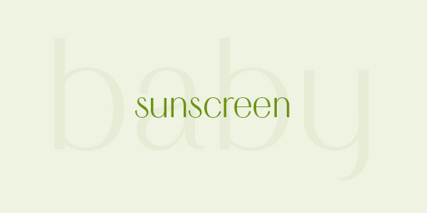 Natural baby sunscreen Australia