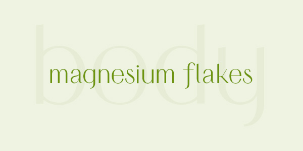 Buy magnesium flakes and epsom salts online