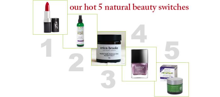 Swapping to natural beauty products