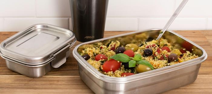 Introducing Avanti Dry Cell Leakproof Stainless Steel Meal Prep Containers