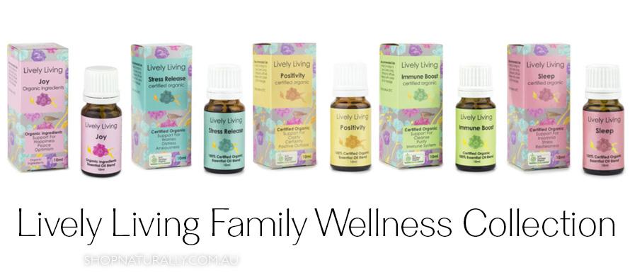 Lively Living Family Wellness Collection of essential oil blends