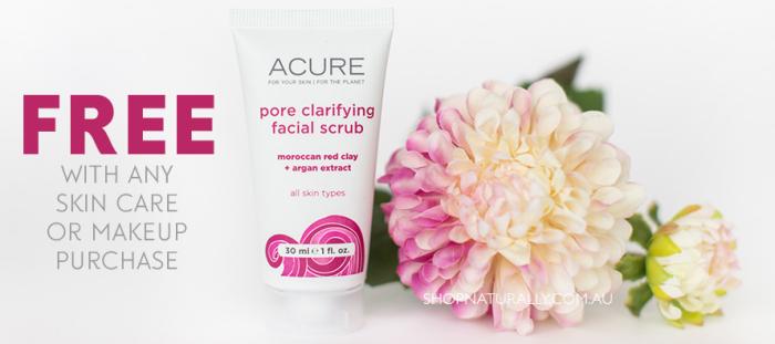 FREE Acure Pore Clarifying Facial Scrub