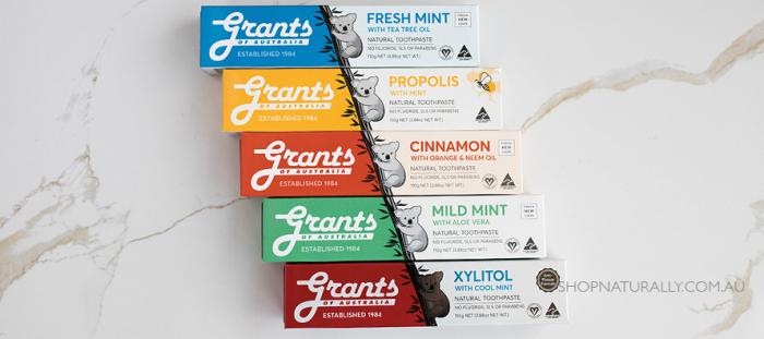 NEW Toothpaste and Toothbrushes from Grants of Australia