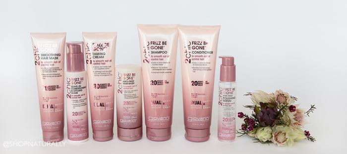 NEW! Frizz be gone hair care range from Giovanni