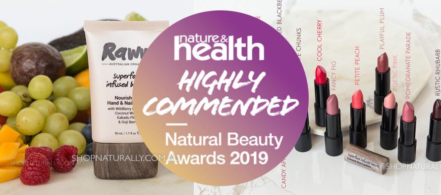 Raww Cosmetics wins 2 Highly Commended Awards