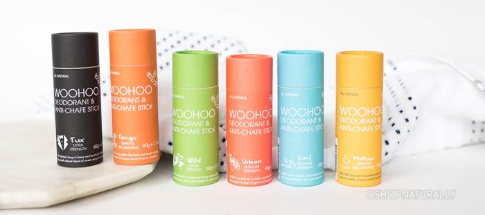 Meet Tango & Tux - two new deodorants from the Woohoo range