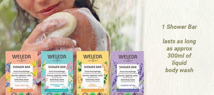 Introducing the Weleda Shower Bar range