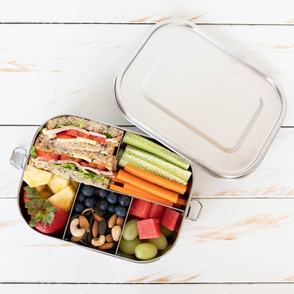Green Essentials Metal Lunch Box - bento box five